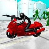 Игра Стикмен Зомби: Мотоциклы