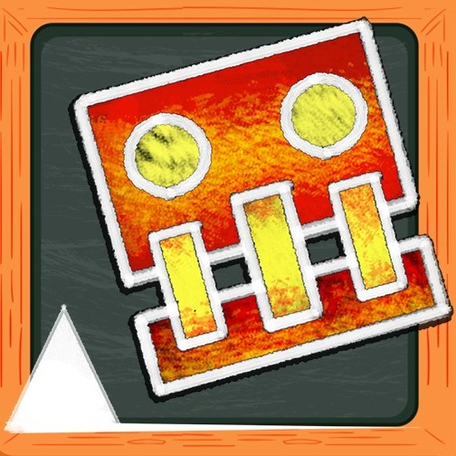 Игра Геометрия Даш: Классная Доска Игра Геометрия Даш: Классная Доска / GEOMETRY DASH BLACKBOARD