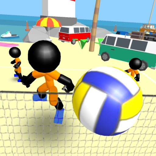 Игра Стикмен: Пляжный Волейбол Игра Стикмен: Пляжный Волейбол / STICKMAN BEACH VOLLEYBALL