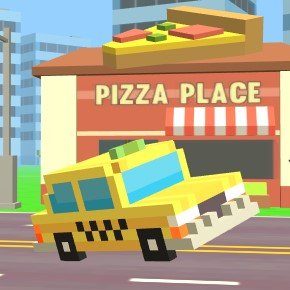 Игра Пиксельная Дорога: Такси Игра Пиксельная Дорога: Такси / Pixel Road Taxi Depot