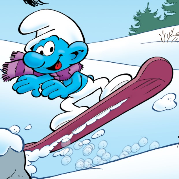 Игра Смурфики: Сноуборд Игра Смурфики: Сноуборд / Smurfs' Snowboard