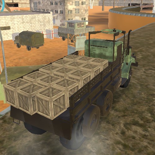 Игра Водитель Грузовика в Армии 2 Игра Водитель Грузовика в Армии 2 / Army Cargo Driver 2