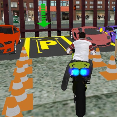 Игра Парковка Мотоцикла Игра Парковка Мотоцикла / Bike Parking