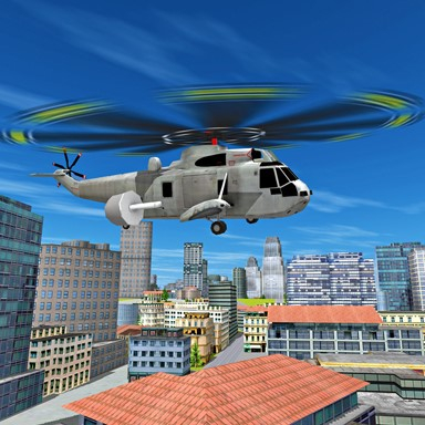 Игра Симулятор Городского Вертолета Игра Симулятор Городского Вертолета / CITY HELICOPTER FLIGHT