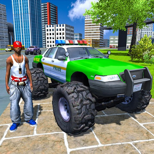 Игра Вождение Грузовика-Монстра Игра Вождение Грузовика-Монстра / Monster Truck Driving