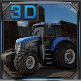 Парковка Трактора на Ферме 3Д