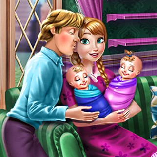 Игра Беременные: Анна и Близнецы Игра Беременные: Анна и Близнецы / Ice Princess Family Day