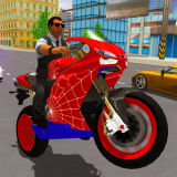 Игра Человек Паук на Мотоцикле 3Д