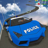 Игра Крутые Трюки на Полицейских Автомобилях 3Д 2020