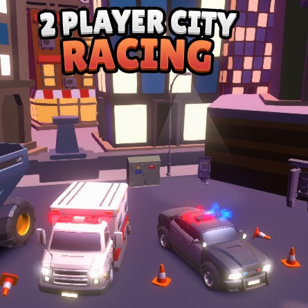 Игра Гонки на Двоих в Городе Игра Гонки на Двоих в Городе / 2 Player City Racing