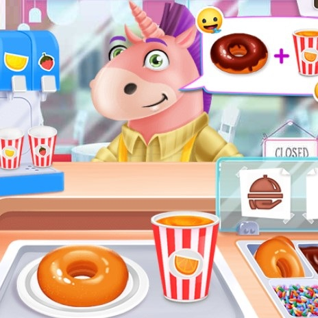 Игра Пончики Для Единорогов Игра Пончики Для Единорогов / Unicorns’ Donuteria