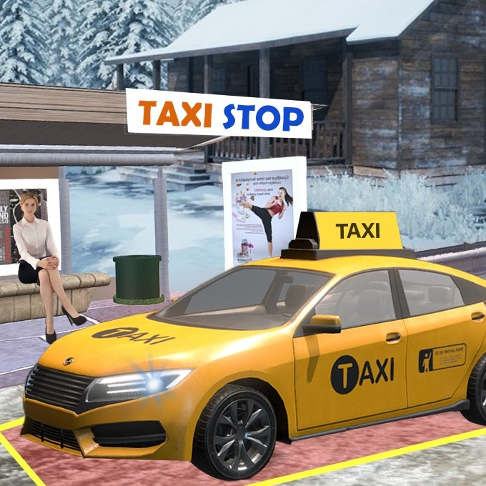 Игра Водитель Такси 3Д Игра Водитель Такси 3Д / Taxi Driving