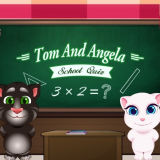 Игра Анжела и Том в Школе