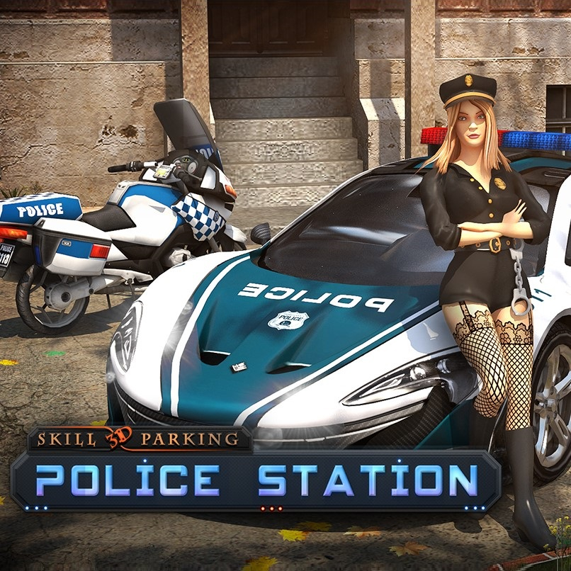 Игра Полицейский Участок Игра Полицейский Участок / Skill 3D Parking Police Station