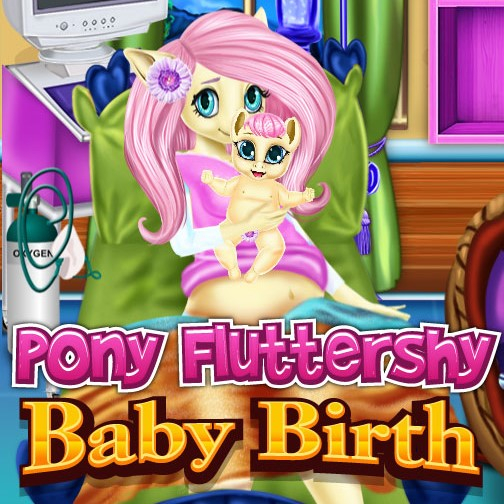 Игра Беременная Флаттершай Игра Беременная Флаттершай / Pony Fluttershy Baby Birth