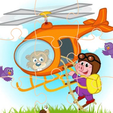 Игра Пазлы Вертолета Игра Пазлы Вертолета / Helicopter Puzzle Challenge
