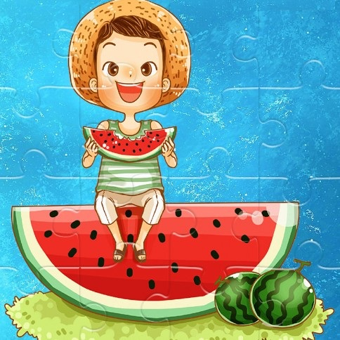 Игра Арбуз и Напитки: Пазл Игра Арбуз и Напитки: Пазл / Watermelon And Drinks Puzzle