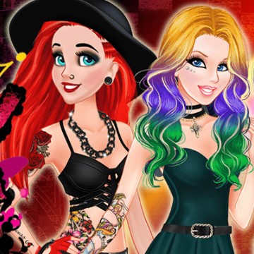 Игра Принцессы Диснея в Стиле Панк Игра Принцессы Диснея в Стиле Панк / Punk Street Style Contest