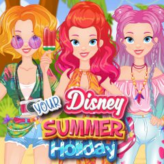 Игра Летний Образ в Стиле Принцесс Игра Летний Образ в Стиле Принцесс / Your Disney Summer Holiday