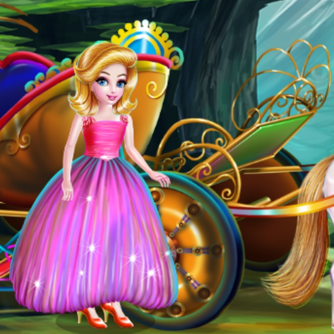 Игра Уборка в Карете Принцессы Игра Уборка в Карете Принцессы / Princess Carriage Car Wash