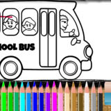 Книга Раскрасок: Школьный Автобус