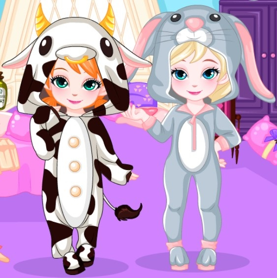 Игра Уход за Малышками Перед Сном Игра Уход за Малышками Перед Сном / Frozen Baby Bedtime Caring