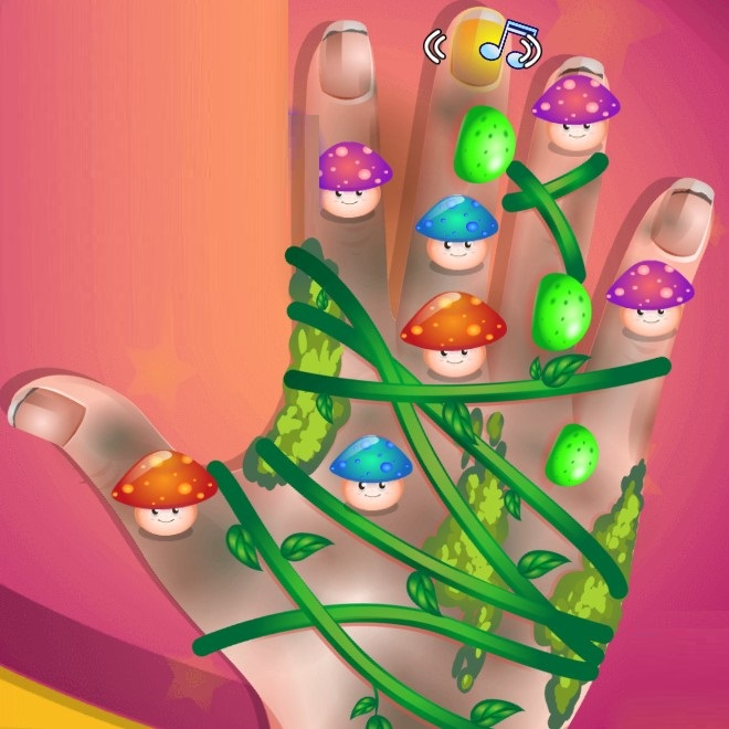 Игра Забавный Уход за Ногтями Игра Забавный Уход за Ногтями / Funny Nail Care