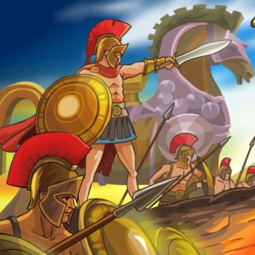 Игра Пасьянс Пирамида Троя Игра Пасьянс Пирамида Троя / Troy Solitaire