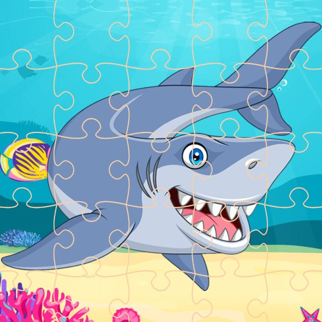Игра Пазлы: Акулы Игра Пазлы: Акулы / Shark Jigsaw