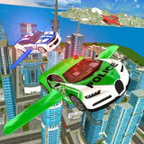 Игра Симулятор Летающей Полицейской Машины