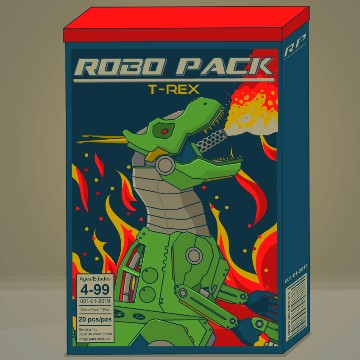 Игра Механический Динозавр Игра Механический Динозавр / Robo Pack Unboxing T Rex