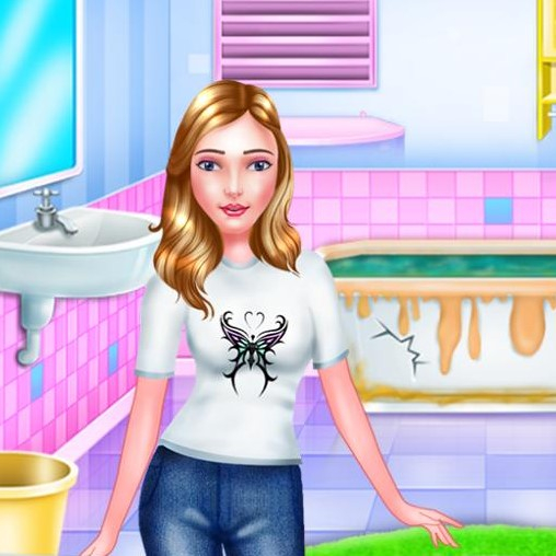 Игра Уборка и Декор Ванной Комнаты Игра Уборка и Декор Ванной Комнаты / Bathroom Clean And Deco