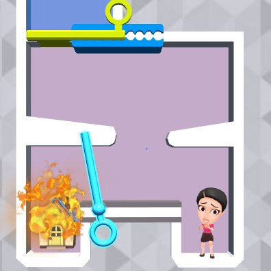 Игра Потуши Пожар: Головоломка Игра Потуши Пожар: Головоломка / Pin Water Rescue
