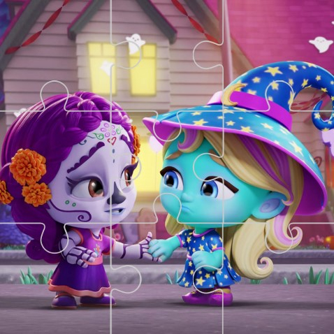 Игра Супер Монстр: Хэллоуин Головоломки Игра Супер Монстр: Хэллоуин Головоломки / Super Monster Hallowen Jigsaw