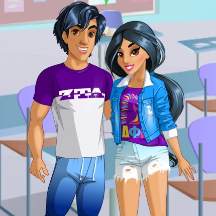 Игра Пара для Принцесс в Колледже Игра Пара для Принцесс в Колледже / Princess College Couples