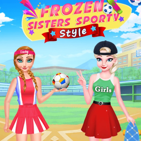 Игра Холодные Сестры: Спортивный Стиль Игра Холодные Сестры: Спортивный Стиль / Frozen Sisters Sporty Style