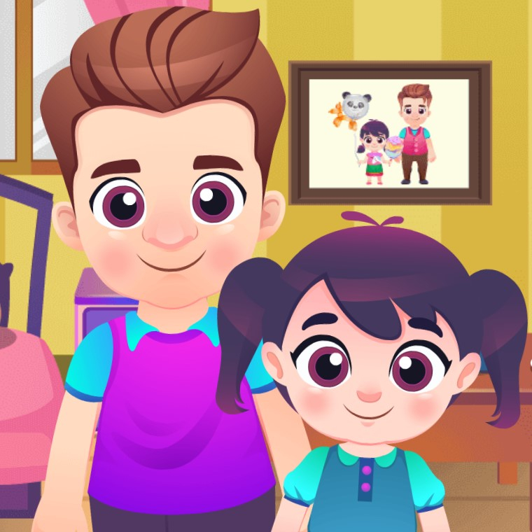 Игра Домашнее Обучение с Папой Игра Домашнее Обучение с Папой / Homeschooling With Pop