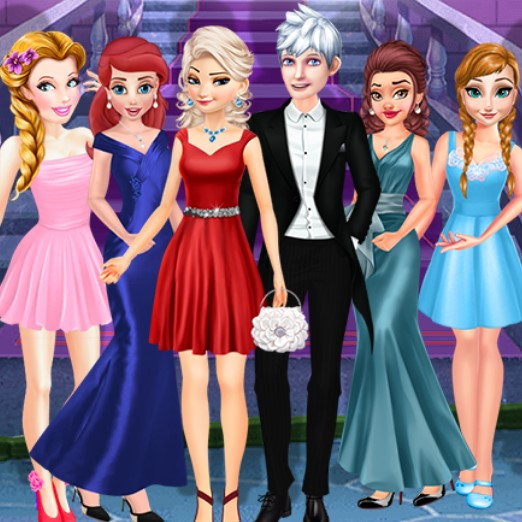 Игра Семейный Бал Эльзы и Джека Игра Семейный Бал Эльзы и Джека / Elsa And Jack's Love Family Ball