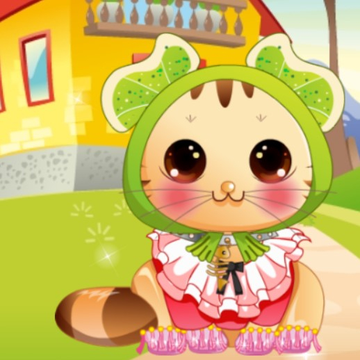 Игра Наряди Милую Кошку Игра Наряди Милую Кошку / Rahr Kitten Dress Up