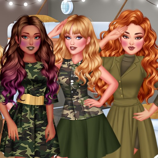 Игра Принцессы: Армейский Стиль Игра Принцессы: Армейский Стиль / Army Style