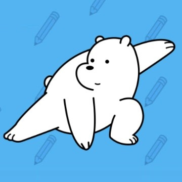Игра Учимся Рисовать: Белый Игра Учимся Рисовать: Белый / How to Draw - Ice Bear