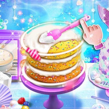 Игра Единорог Шеф Повар Торт Русалка Игра Единорог Шеф Повар Торт Русалка / Unicorn Chef Mermaid Cake