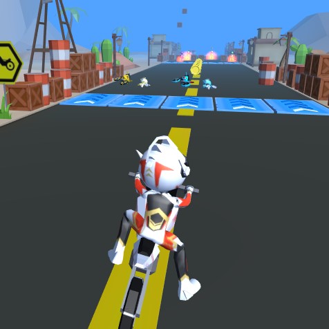 Игра Мото 3Д Гонка Челлендж Игра Мото 3Д Гонка Челлендж / Moto 3D Racing Challenge