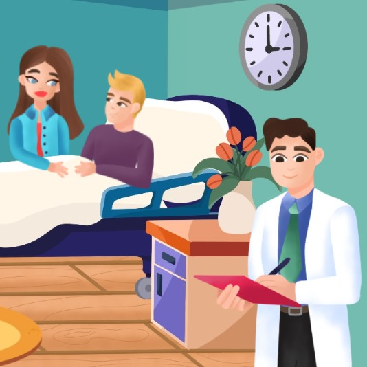 Игра Поцелуи в Клинике Игра Поцелуи в Клинике / Hospital Kissing