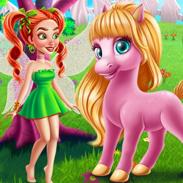 Игра Приключение с Пони Феи Игра Приключение с Пони Феи / Fairys Pony Adventures