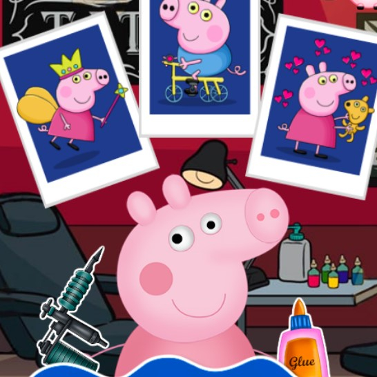 Игра Студия Тату Свинки Пеппы Игра Студия Тату Свинки Пеппы / Peppa Pig Tattoo Studio