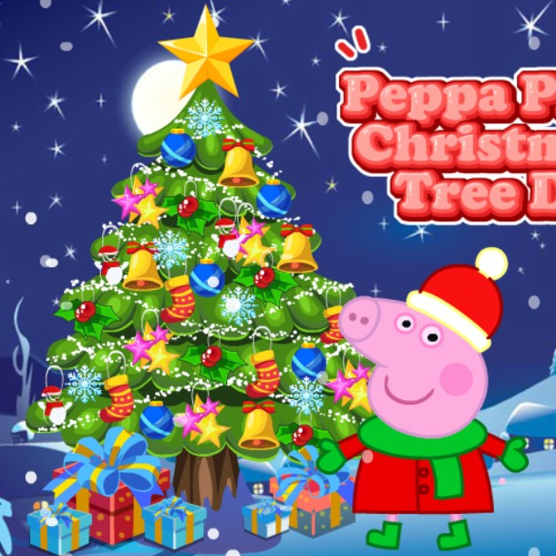 Игра Рождество Свинки Пеппы Игра Рождество Свинки Пеппы / Peppa Pig Christmas Tree Deco