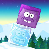 Игра Ледяная Фиолетовая Голова: Супер Слайд