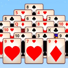 Игра Пасьянс Острая Пирамида Игра Пасьянс Острая Пирамида / Tingly Pyramid Solitaire