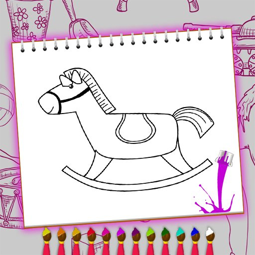 Игра Книжка Раскраска: Магазин Игрушек Игра Книжка Раскраска: Магазин Игрушек / Coloring Book: Toy Shop